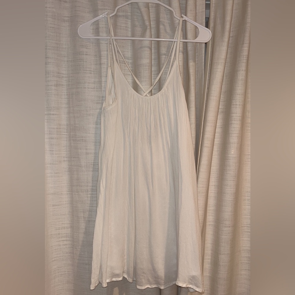 White Roxy Cover up dress